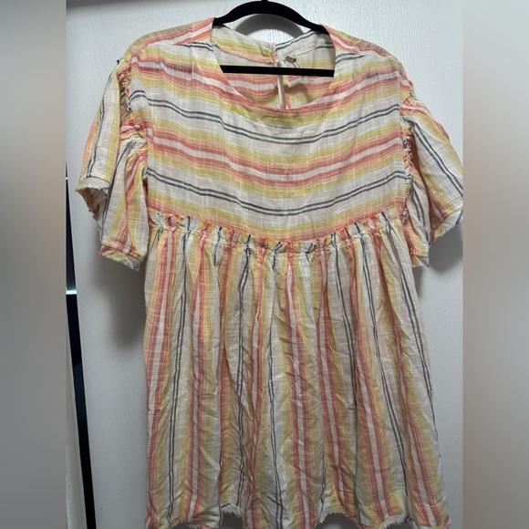 Free People Summer Nights Striped Dress - Picture 4 of 8